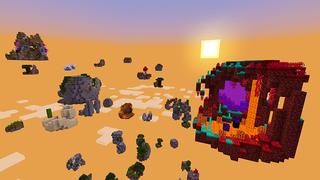 Screenshot of the Minecraft Bedrock Marketplace product Skyblock 100 Days created by Piki Studios.