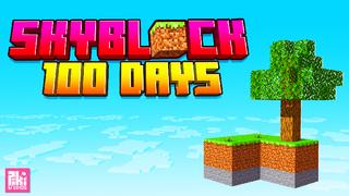 Thumbnail of the Minecraft Bedrock Marketplace product Skyblock 100 Days created by Piki Studios.