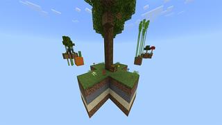 Screenshot of the Minecraft Bedrock Marketplace product Skyblock Generators created by Piki Studios.