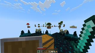 Screenshot of the Minecraft Bedrock Marketplace product Skyblock Generators created by Piki Studios.