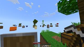 Screenshot of the Minecraft Bedrock Marketplace product Skyblock Generators created by Piki Studios.
