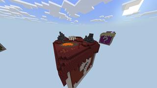 Screenshot of the Minecraft Bedrock Marketplace product Skyblock Luckyblock created by Piki Studios.