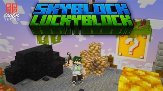 Thumbnail of the Minecraft Bedrock Marketplace product Skyblock Luckyblock created by Piki Studios.