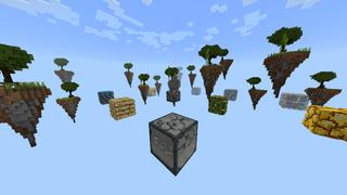 Screenshot of the Minecraft Bedrock Marketplace product Skyblock Mega Block created by Piki Studios.