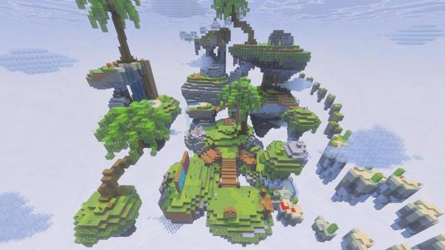 Screenshot of the Minecraft Bedrock Marketplace product Skyblock created by Piki Studios.
