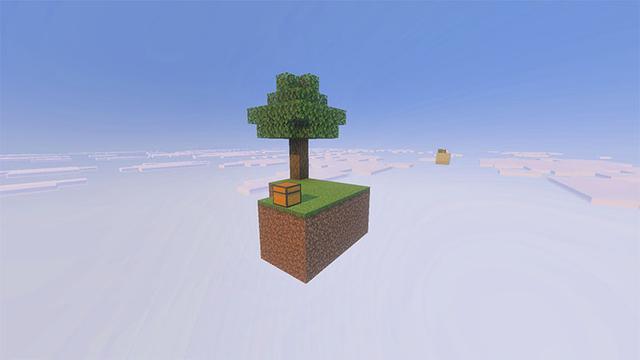 Screenshot of the Minecraft Bedrock Marketplace product Skyblock created by Piki Studios.