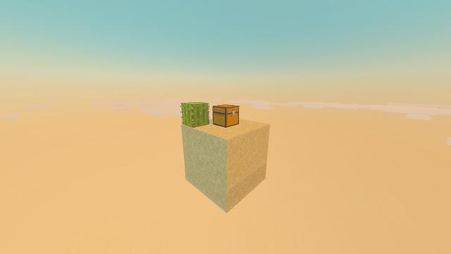 Screenshot of the Minecraft Bedrock Marketplace product Skyblock created by Piki Studios.