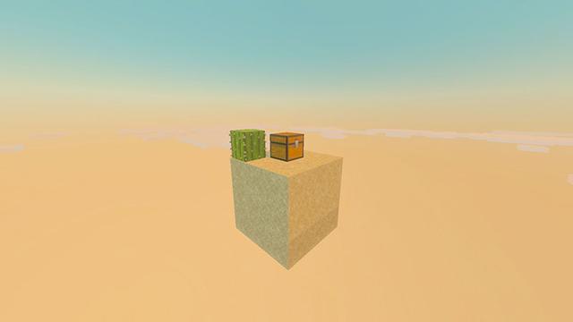 Screenshot of the Minecraft Bedrock Marketplace product Skyblock created by Piki Studios.
