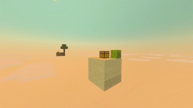 Screenshot of the Minecraft Bedrock Marketplace product Skyblock created by Piki Studios.