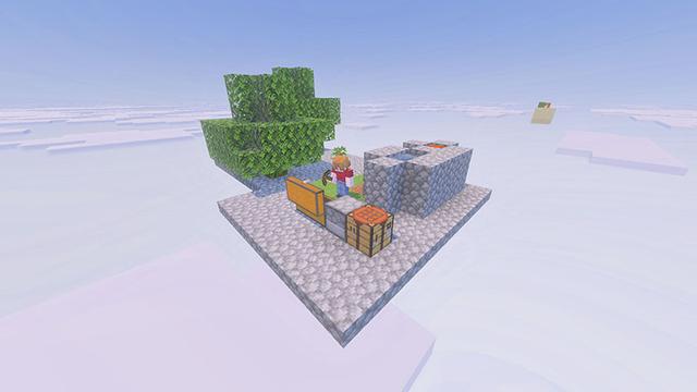 Screenshot of the Minecraft Bedrock Marketplace product Skyblock created by Piki Studios.