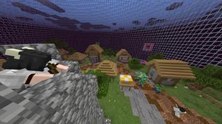 Screenshot of the Minecraft Bedrock Marketplace product Skywars Ecodome! created by Piki Studios.