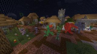Screenshot of the Minecraft Bedrock Marketplace product Skywars Ecodome! created by Piki Studios.