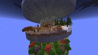 Screenshot of the Minecraft Bedrock Marketplace product Spiral Parkour created by Piki Studios.