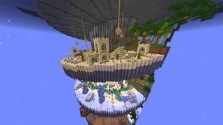 Screenshot of the Minecraft Bedrock Marketplace product Spiral Parkour created by Piki Studios.