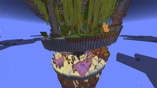 Screenshot of the Minecraft Bedrock Marketplace product Spiral Parkour created by Piki Studios.