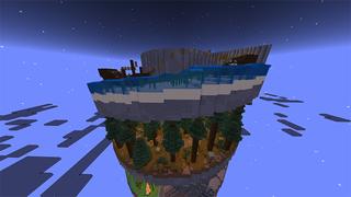 Screenshot of the Minecraft Bedrock Marketplace product Spiral Parkour created by Piki Studios.