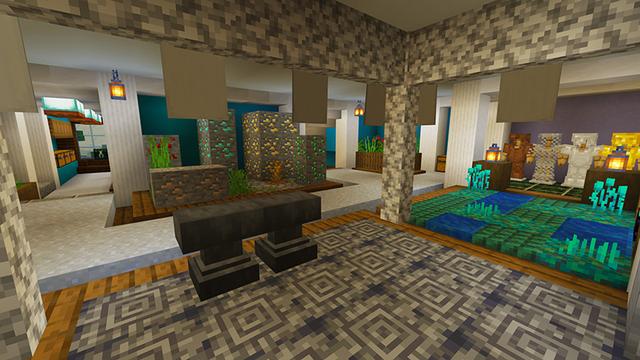 Screenshot of the Minecraft Bedrock Marketplace product Streamers Mansion created by Piki Studios.