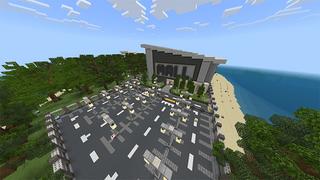 Screenshot of the Minecraft Bedrock Marketplace product Summer Luckyblocks created by Piki Studios.