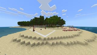 Screenshot of the Minecraft Bedrock Marketplace product Summer Luckyblocks created by Piki Studios.