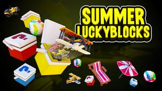Thumbnail of the Minecraft Bedrock Marketplace product Summer Luckyblocks created by Piki Studios.