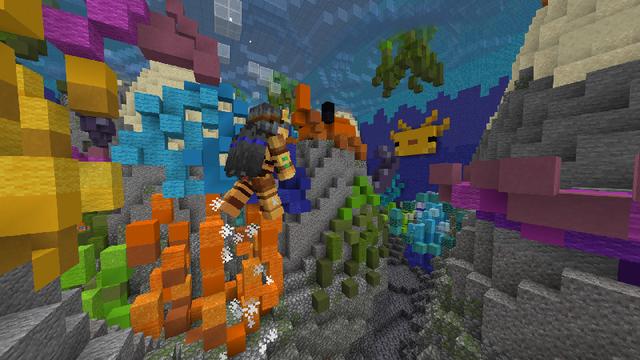 Screenshot of the Minecraft Bedrock Marketplace product TAP FLY created by Piki Studios.
