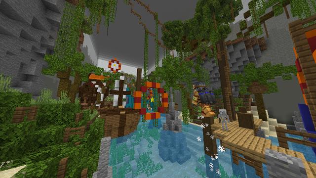 Screenshot of the Minecraft Bedrock Marketplace product TAP FLY created by Piki Studios.