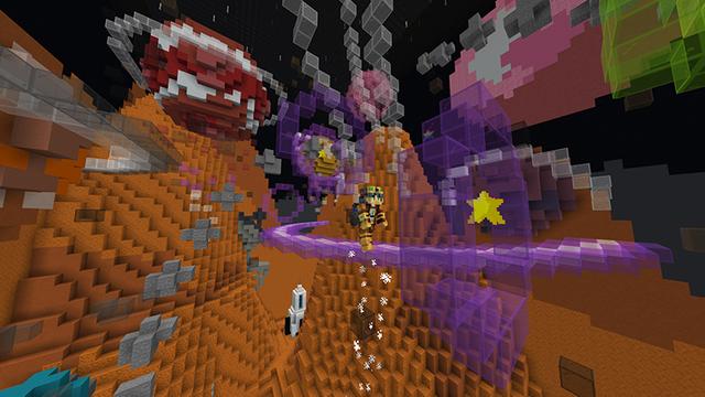 Screenshot of the Minecraft Bedrock Marketplace product TAP FLY created by Piki Studios.