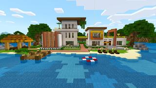 Screenshot of the Minecraft Bedrock Marketplace product Teenage Millionaire Mansion created by Piki Studios.