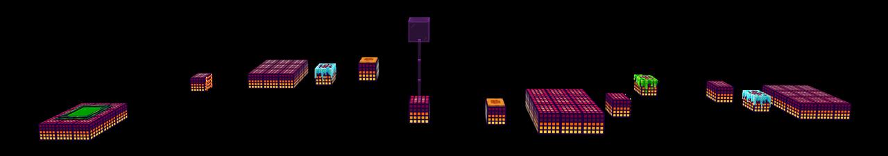 Panorama of the Minecraft Bedrock Marketplace product ULTRA NEON 32 Extreme Parkour created by Piki Studios.