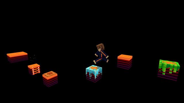 Screenshot of the Minecraft Bedrock Marketplace product ULTRA NEON 32 Extreme Parkour created by Piki Studios.