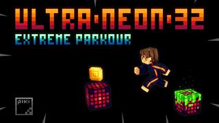 Thumbnail of the Minecraft Bedrock Marketplace product ULTRA NEON 32 Extreme Parkour created by Piki Studios.