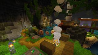 Screenshot of the Minecraft Bedrock Marketplace product Underground Mansion created by Piki Studios.