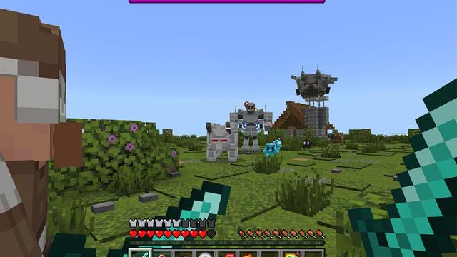 Screenshot of the Minecraft Bedrock Marketplace product Village Defense Add-On created by Piki Studios.