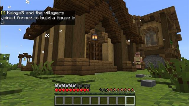 Screenshot of the Minecraft Bedrock Marketplace product Village Defense Add-On created by Piki Studios.
