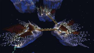 Screenshot of the Minecraft Bedrock Marketplace product Winter Parkour created by Piki Studios.