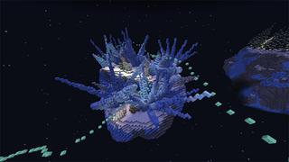 Screenshot of the Minecraft Bedrock Marketplace product Winter Parkour created by Piki Studios.