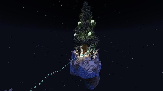 Screenshot of the Minecraft Bedrock Marketplace product Winter Parkour created by Piki Studios.