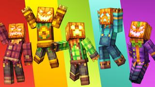 Thumbnail of the Minecraft Bedrock Marketplace product Rainbow Scarecrows created by Piston Solutions.