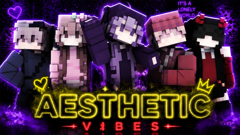 Thumbnail of the Minecraft Bedrock Marketplace product Aesthetic Vibes created by Pixel Smile Studios.