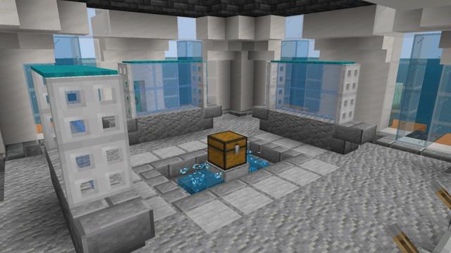 Screenshot of the Minecraft Bedrock Marketplace product Aquatic Base created by Pixel Smile Studios.