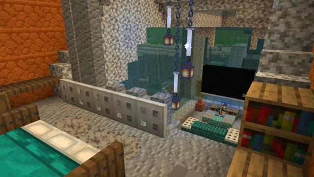 Screenshot of the Minecraft Bedrock Marketplace product Aquatic Base created by Pixel Smile Studios.
