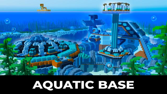 Thumbnail of the Minecraft Bedrock Marketplace product Aquatic Base created by Pixel Smile Studios.