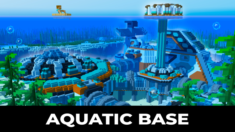 Thumbnail of the Minecraft Bedrock Marketplace product Aquatic Base created by Pixel Smile Studios.