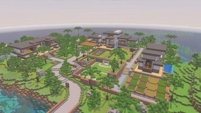 Screenshot of the Minecraft Bedrock Marketplace product Beach Mansion created by Pixel Smile Studios.