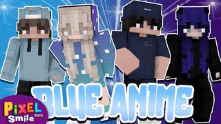 Thumbnail of the Minecraft Bedrock Marketplace product Blue Anime created by Pixel Smile Studios.