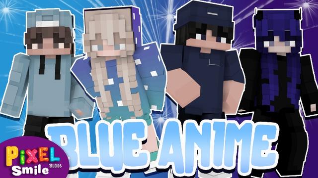 Thumbnail of the Minecraft Bedrock Marketplace product Blue Anime created by Pixel Smile Studios.