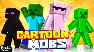 Thumbnail of the Minecraft Bedrock Marketplace product Cartoony Mobs created by Pixel Smile Studios.