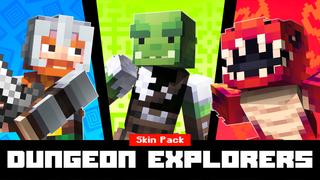 Thumbnail of the Minecraft Bedrock Marketplace product Dungeon Explorers created by Pixel Smile Studios.