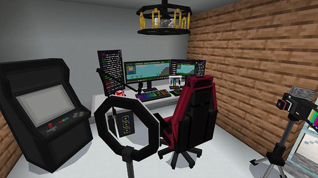 Screenshot of the Minecraft Bedrock Marketplace product Furniture: City created by Pixel Smile Studios.