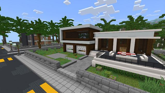Screenshot of the Minecraft Bedrock Marketplace product Furniture: City created by Pixel Smile Studios.